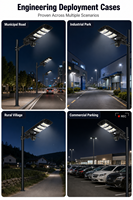 La sécurité de WIFI tout dans une route imperméable a intégré les réverbères solaires extérieurs avec la caméra 4G de télévision en circuit fermé