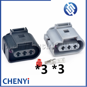 3 pin 3.5mm ô tô đèn sương mù ánh sáng ổ cắm trục khuỷu cảm biến cắm 1j0973723g 1j0 973 723g 1j0973723 1j0 973 723 cho VW Audi - Product Image 1