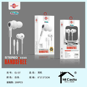 Westonp EJ-37 Auricolari In-Ear Stereo da 3,5 mm con Microfono per Musica a Mani Libere - Product Image 3