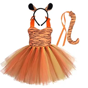 <span class=keywords><strong>Disfraz</strong></span> de Animal para Halloween para Niñas, <span class=keywords><strong>Disfraz</strong></span> de Animales del Bosque, Vacas, Tigres, Jirafas, Leopardo, Cebra, Vestidos de Tutú para Actuaciones de Danza - Product Image 5
