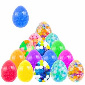 Anti-Stress Sticky <b>Balls</b> Fidget <b>Squeeze</b> Squishy Sensory <b>Balls</b> Rainbow Rubber Stress Relief Toy for Kids & Adults - Product Image 1