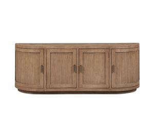 Meubles modernes en bois de pin recyclé, <span class=keywords><strong>console</strong></span> noire avec finition naturelle, texture vintage, 4 étagères fixes, poignées grises, tables consoles - Product Image 4