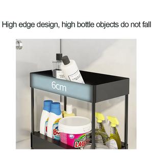 Nouveaux produits organisateur de salle de bain coulissant à 2 niveaux <span class=keywords><strong>sous</strong></span> l'évier de cuisine support de <span class=keywords><strong>rangement</strong></span> coulissant <span class=keywords><strong>sous</strong></span> l'évier organisateur <span class=keywords><strong>sous</strong></span> l'évier - Product Image 5