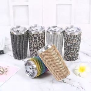 Mug de voyage isotherme en acier inoxydable à double paroi de 20 oz avec paillettes, strass et diamants, isolation thermique de 6 à 12 heures - Product Image 3
