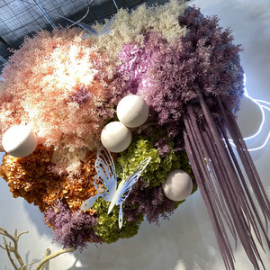 ดอกไม้ประดิษฐ์ยางนิ่ม Queyiyi ช่อดอกไม้ประดิษฐ์ขนาด 1.4 เมตร สำหรับตกแต่งงานแต่งงาน จัดดอกไม้ งานฝีมือ ขายส่ง - Product Image 4
