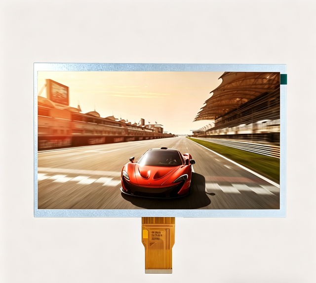 10.1-inch Industrial Control Vehicle-mounted TFT 50-pin RGB LCD Screen with 1024*600 Resolution IPS Viewing Angle LED Backlight