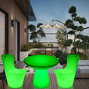 Canapé lumineux LED de jardin, mobilier d'extérieur, 16 clous RGB, <span class=keywords><strong>lampe</strong></span> de table - Product Image 2