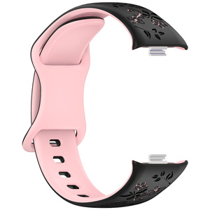 Correa de Silicona Bicolor con Grabado Láser para <span class=keywords><strong>Reloj</strong></span> <span class=keywords><strong>Redmi</strong></span> 6/4/<span class=keywords><strong>5</strong></span>, <span class=keywords><strong>Xiaomi</strong></span> 8/9/10 Pro, Diseño Bauhinia - Product Image 6