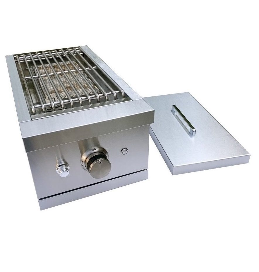 Ceramic Searing Side Burner Alfresco Built-In Propane Gas Sear