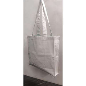 Sac fourre-tout en coton pliable en gros, grande capacité, logo personnalisé, sac de courses en coton réutilisable pour l'épicerie, les voyages et l'usage quotidien - Product Image 5