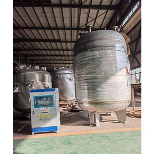 Electromagnetic Heating Stainless Steel Reaction <b>Kettle</b> Chemical Jacketed Reactor for Food Paste Processing - Product Image 2