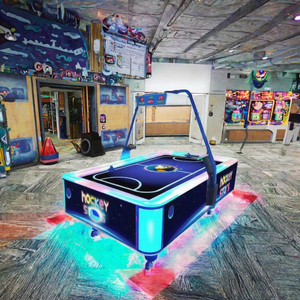 Table de Air Hockey Commerciale d'Intérieur à Monnayeur, Machine de Jeu Sportive à Monnayeur, en Bois et Acrylique, pour 2 Joueurs - Product Image 2