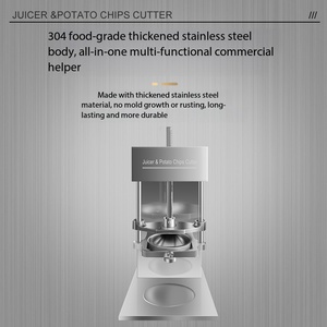 Cortadora y Exprimidora Automática Comercial <span class=keywords><strong>de</strong></span> Verduras 2 en 1, Máquina para Hacer <span class=keywords><strong>Papas</strong></span> Fritas para Patatas, Zanahorias y Pepinos - Product Image 5