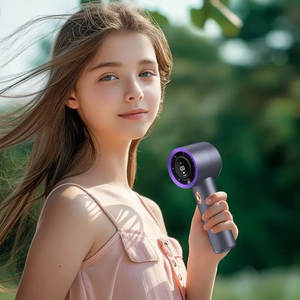 <span class=keywords><strong>Ventilateur</strong></span> portable sans pales USB 199 vitesses, mini-<span class=keywords><strong>ventilateur</strong></span> turbo haute vitesse 3000 mAh pour étudiants et femmes, idéal pour l'été en extérieur - Product Image 2