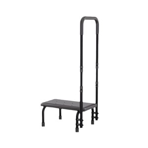 Good <b>Steps</b> Bedside Handrail Footstool LQX-120013 Black Mobile <b>Step</b> Stair <b>Stool</b> Home Pharmacy Shoe Changing Bench - Product Image 1
