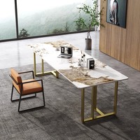 Table longue simple, durable et moderne pour réception d'entreprise, salle d'exposition, maison, formation, villa - Bureau rectangulaire