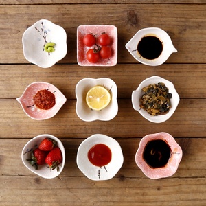 Tazones Cuadrados de Cerámica <span class=keywords><strong>Estilo</strong></span> Japonés Ecológicos para <span class=keywords><strong>Sushi</strong></span>, Platos para Salsas y Guarniciones - Product Image 2
