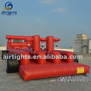 Cao Sức Mạnh Thú Vị <span class=keywords><strong>3</strong></span> Làn Xe Đua Xe Thiết Kế Đẹp <span class=keywords><strong>Inflatable</strong></span> <span class=keywords><strong>Bungee</strong></span> Chạy Cho Trận Chiến Trò Chơi - Product Image 5