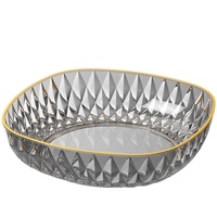 Assiette à collation écologique, petit plat en plastique pour fruits et bonbons, plateau de rangement transparent pour fruits, assiette à fruits, plat à collation