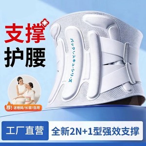Cinturón de soporte lumbar Zeamo con correas elásticas dobles para estabilidad del torso y alivio del dolor de espalda, soporte lumbar para adultos - Product Image 2