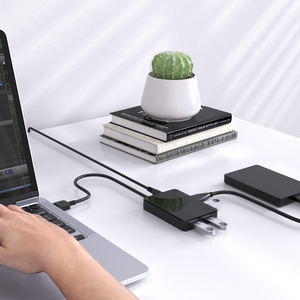 Nouveau produit, concentrateur USB 3.0 ultra fin à <span class=keywords><strong>4</strong></span> ports, alimentation et transmission de données, séparateur USB <span class=keywords><strong>4</strong></span> en 1 - Product Image 5