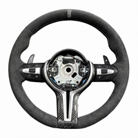   Volant F30 M Sport avec garniture en fibre de carbone pour F10 F20 F22 F32 F36 F80 M3 M4 M5 E90 E70 X5 Volant personnalisé