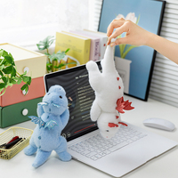 Vente en gros usine – Peluche Dragon super douce de 8 pouces, rembourrée en coton PP, pour machines à griffes, cadeaux anti-stress pour enfants