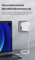 Chargeur rapide USB-C pour ordinateur portable PD3.1 Gan 28V 5A 140W avec prise murale AU EU UK US, adaptateur secteur USB-C pour Dell HP Lenovo Apple Macbook