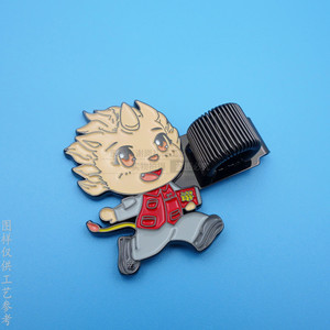 Customized Metal Pen <b>Clip</b> 45mm <b>Spring</b>-Loaded For Stationery Business Gifts - Product Image 4