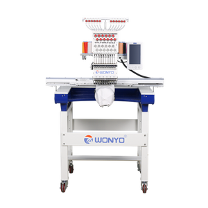 Pequeño <span class=keywords><strong>Feiya</strong></span> tipo gorra máquina de bordar 1 cabeza de 6 y 9 agujas computarizado Semi-industrial de bordado de la máquina - Product Image 1