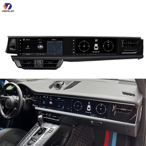 Tay lái bên trái Màn hình kép âm thanh nổi đa phương tiện Màn hình Carplay phổ quát cho PORSCHE MACAN 2018-2024 - Product Image 1