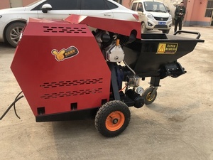 Nhà Máy Cung Cấp Xi Măng Vữa Phun Máy Điện Diesel Điện Nhỏ Vữa Phun Cho Xuất Khẩu - Product Image 6