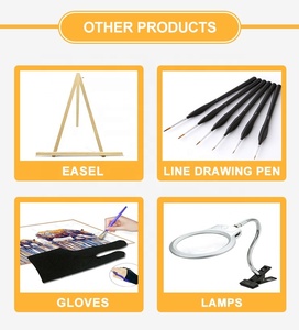 Tùy Chỉnh Edinburgh 40X50 Huỳnh Quang Vải Vẽ Tay Cổ Điển Châu Âu Phong Cách Acrylic Sơn Bằng Số - Product Image 3