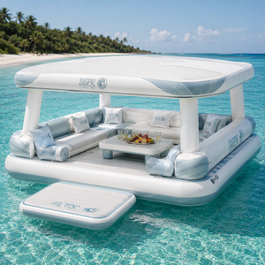 Plateforme aquatique pour fêtes en plein air, anti-UV et grand espace. Créez une ambiance festive pour les rassemblements aquatiques. - Product Image 1