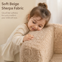 Sofá de Espuma para Niños 4 en 1, Suave y Seguro, con Bordes Redondeados, Funda Lavable, para Jugar en Interiores, para Familias y Jardines de Infancia