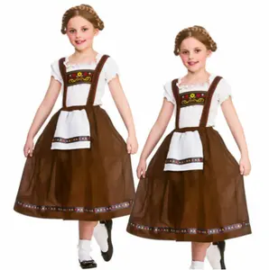 Bavarian Girl Fancy Dress Costume Kids Oktoberfest Fancy Dress Outfit New