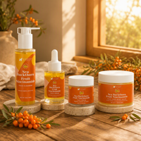 Nettoyant Visage Éclaircissant et Revitalisant à l'Argousier et au Niacinamide, Doux pour la Peau, Haute Qualité, Marque Privée, Faible MOQ