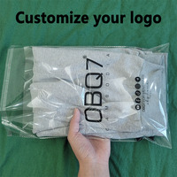 JM26 sac d'emballage en plastique avec logo personnalisé sacs d'emballage alimentaire auto-adhésifs pour bijoux PE Bopp poly sacs Opp transparents clairs pour vêtements
