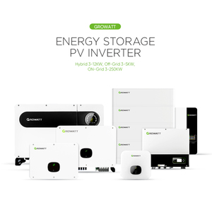 อินเวอร์เตอร์พลังงานแสงอาทิตย์แบบไฮบริด Growatt 50Kw 100Kw 150Kw 200Kw 250Kw แบบคลื่นไซน์ - Product Image 1