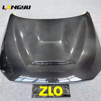 Accessoires extérieurs LANGyu, capot avant style GTS pour BMW Série 1 F20 F21, Série 2 F22 F23, Série M2 F87, capot en fibre de carbone sèche