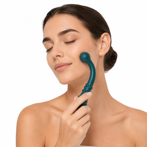 แท่งนวดหน้าซิลิโคนสีเขียว ปากกานวดกดจุดสำหรับดูแลผิวหน้าและผิวกาย - Product Image 1