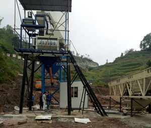 <span class=keywords><strong>HZS</strong></span> seri Mini <span class=keywords><strong>Mobile</strong></span> basah beton <span class=keywords><strong>Batching</strong></span> tanaman 60 kubik Meter produksi menampilkan inti mesin Motor Gearbox PLC Bearing - Product Image 3