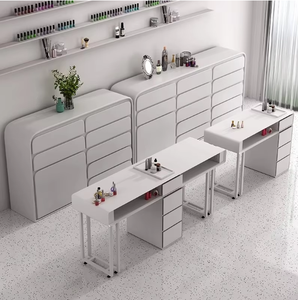 Mobile Contenitore <span class=keywords><strong>Moderno</strong></span> in Legno Massello Espositore da Parete o da Terra per Smalti per Negozi di Manicure Tavoli da Manicure per <span class=keywords><strong>Soggiorno</strong></span> - Product Image 6