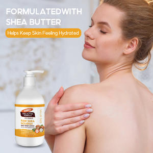 Marque privée OEM Bouteille <span class=keywords><strong>de</strong></span> compression biologique à la vitamine E <span class=keywords><strong>de</strong></span> 300ml <span class=keywords><strong>de</strong></span> beurre <span class=keywords><strong>de</strong></span> karité crème lotion pour le <span class=keywords><strong>corps</strong></span> blanchissante pour adultes soins corporels - Product Image 3