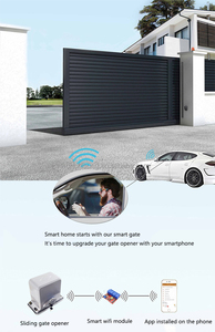 เครื่องเปิดประตูสไลด์อัตโนมัติพร้อมมอเตอร์ AC รีโมต - Product Image 4