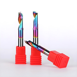 Coated Solid Carbide <strong>End</strong> Mill CNC Router <strong>Bit</strong> for Aluminum Copper Single-edge Cutter Engraving Machine Milling Cutter - Product Image 2