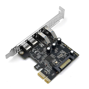 Tarjeta de Expansión PCIe <span class=keywords><strong>USB</strong></span> 3.0 Tipo-C, 4 Puertos, Chip D720201, <span class=keywords><strong>Adaptador</strong></span> Hub <span class=keywords><strong>USB</strong></span> de Alta Velocidad de 5Gbps con Alimentación SATA para PC de Escritorio - Product Image 3
