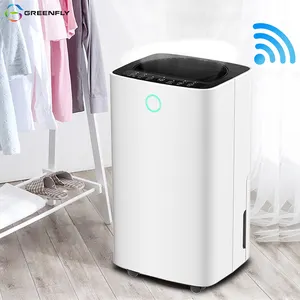 Greenfly jjpro 3 màu Chỉ số máy hút ẩm 12L/ngày Home Mini Máy hút ẩm không khí với máy lọc không khí nhà