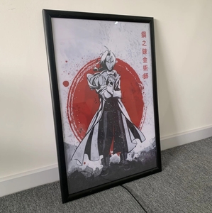 Tùy chỉnh A1 A2 A3 A4 đồ trang sức nhiếp ảnh <span class=keywords><strong>menu</strong></span> Anime hộp Đèn mỏng siêu mỏng nhôm Led khung Áp phích cho quảng cáo - Product Image 3