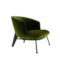 Canapé paresseux, nouveau style chinois, fauteuil simple multifonctionnel, chaise de salon confortable en métal, mobilier de maison